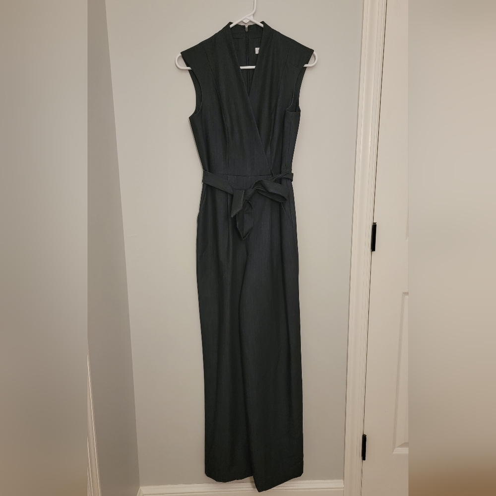 Calvin Klein Womens Dark Gray Jumpsuit Size 2